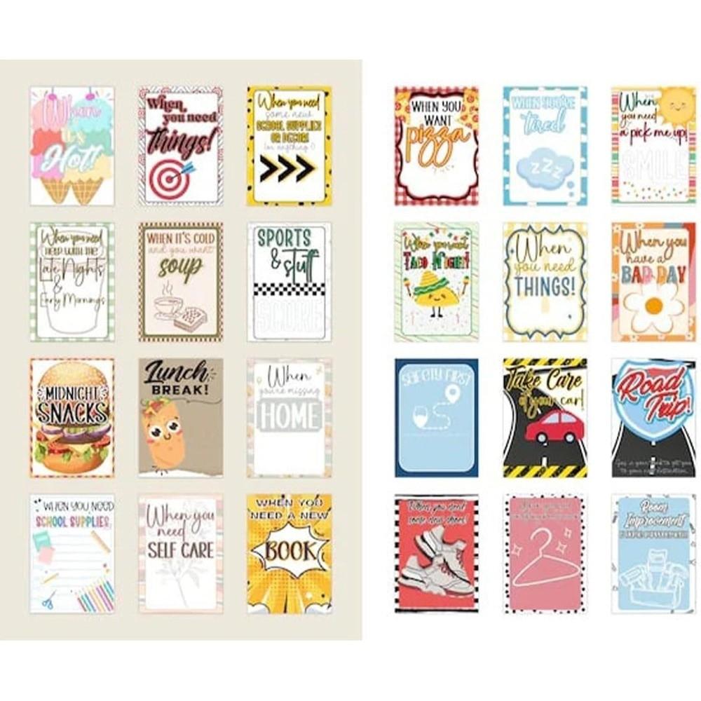 Jul College Överlevnad Presentkort Bok Minnessak Souvenir Julkortsbok Spiralbunden Helgkortsbok