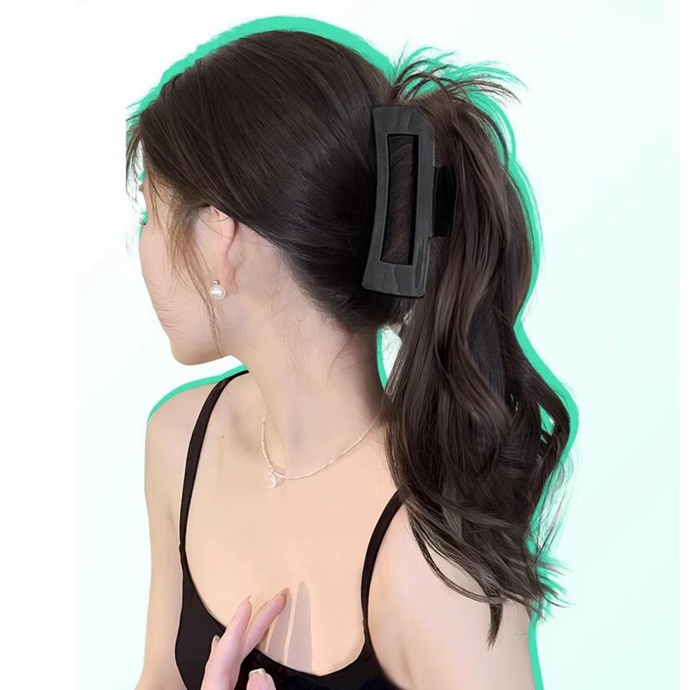 Peruca sintética Y2K Hotties Girls Longa Fofa Cacheada Rabo de Cavalo Alto Agarrar Peruca Elegante Mulheres Meia Cascata Extensões de Cabelo com Clip