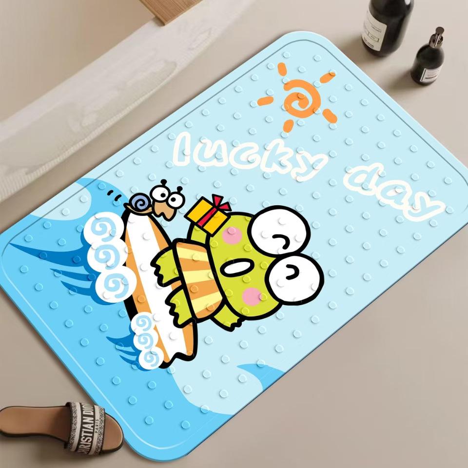 Anti-Slip Baby & Pregnant Women Bath Mat with Suction Cups for Bathroom Safety