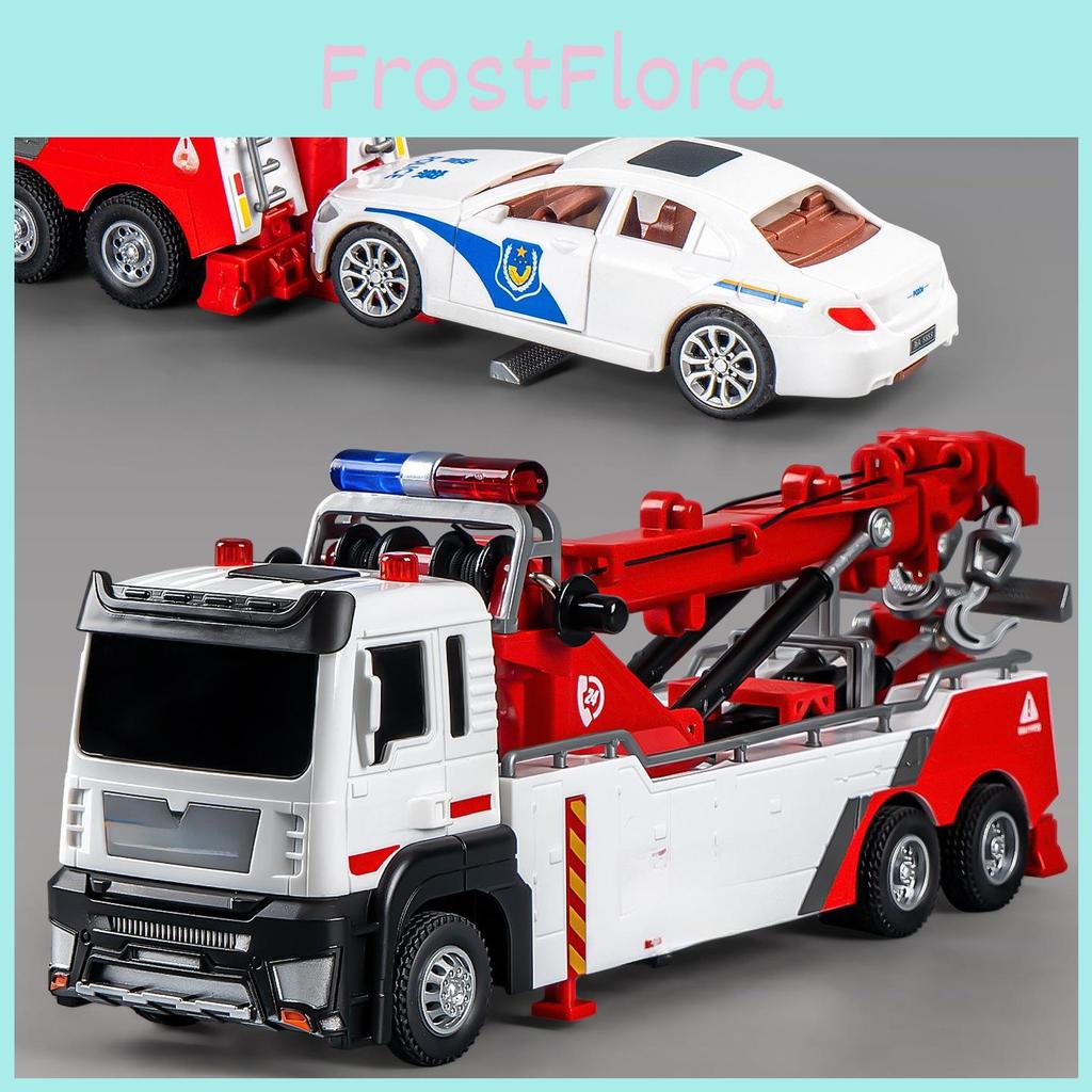 Childrens Trailer Clearing And Rescue Vehicle Toy Car With Light And Sound For Kids Learning And Play