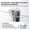 1PC Mini USB Suspended Fish Tank Filter 2.5W 250H/L Suitable for Aquariums under 30cm Portable Water Cleaning System