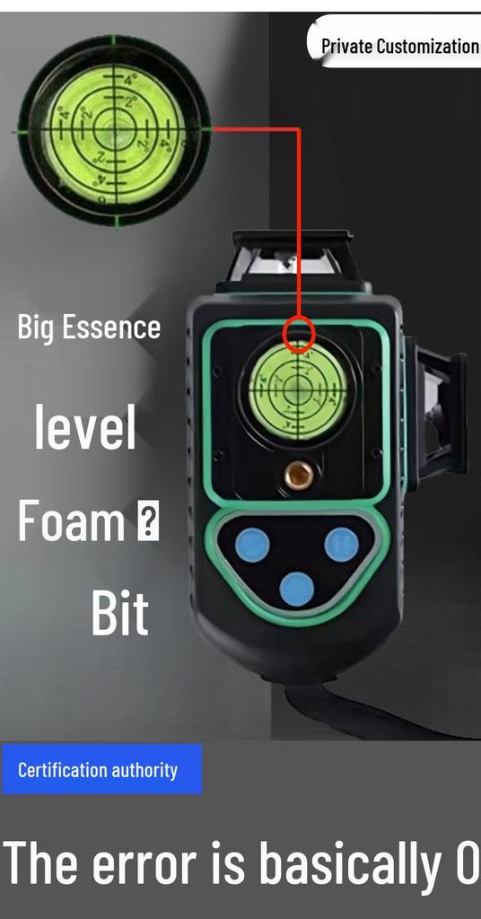 2025 High-Brightness 12-Line Green & 16-Line Red Laser Level with Full Automatic Leveling