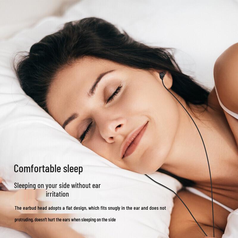 Newmine XL02 In-Ear Wired Noise-Cancelling Sport Earbuds