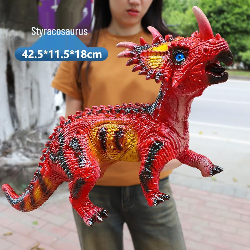 Large Soft Rubber Tyrannosaurus Rex Dinosaur Toy for Kids
