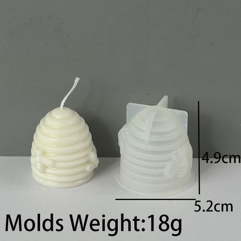 DIY Creativity Honeycomb Silicone Candle Mold 3D Beehive Scented Candle Soap Molds Plaster Resin Baking Mould Home Art Decor