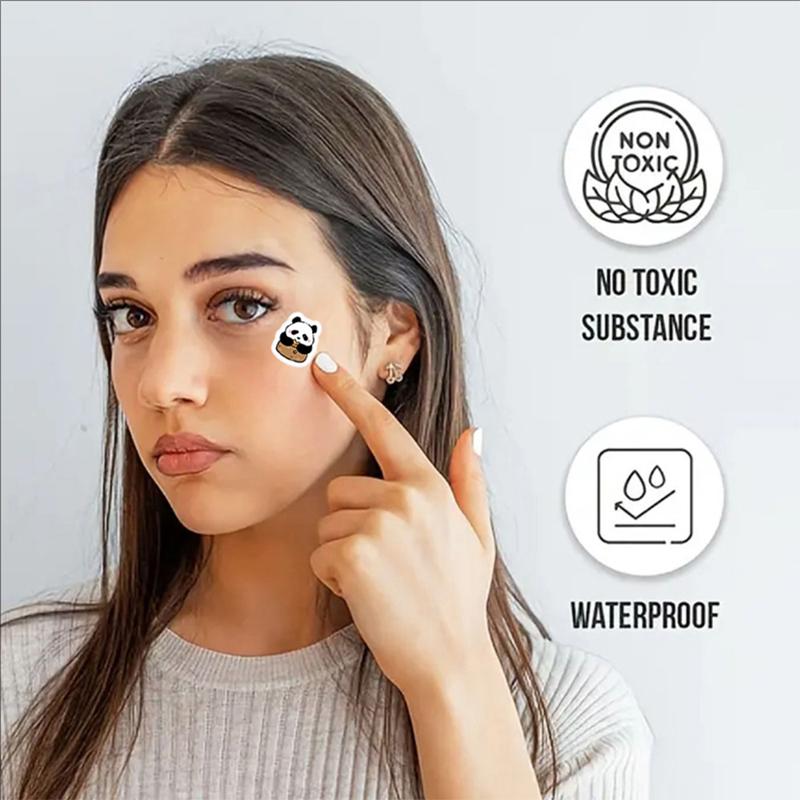 96Pcs Panda Acne Patch Repair Acne Cleansing Invisible Breathable Waterproof Acne Cleansing Concealer Fade Clean