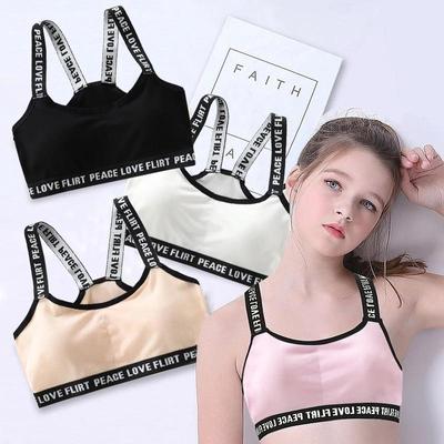 Girls Cotton Underwear Sport Bra Training Bra Stundent Undergarments