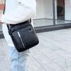 Herren PU Leder Umhängetasche Hochwertige Tragetasche Fashion Business Man Messenger Bag Ledertaschen Gürteltasche