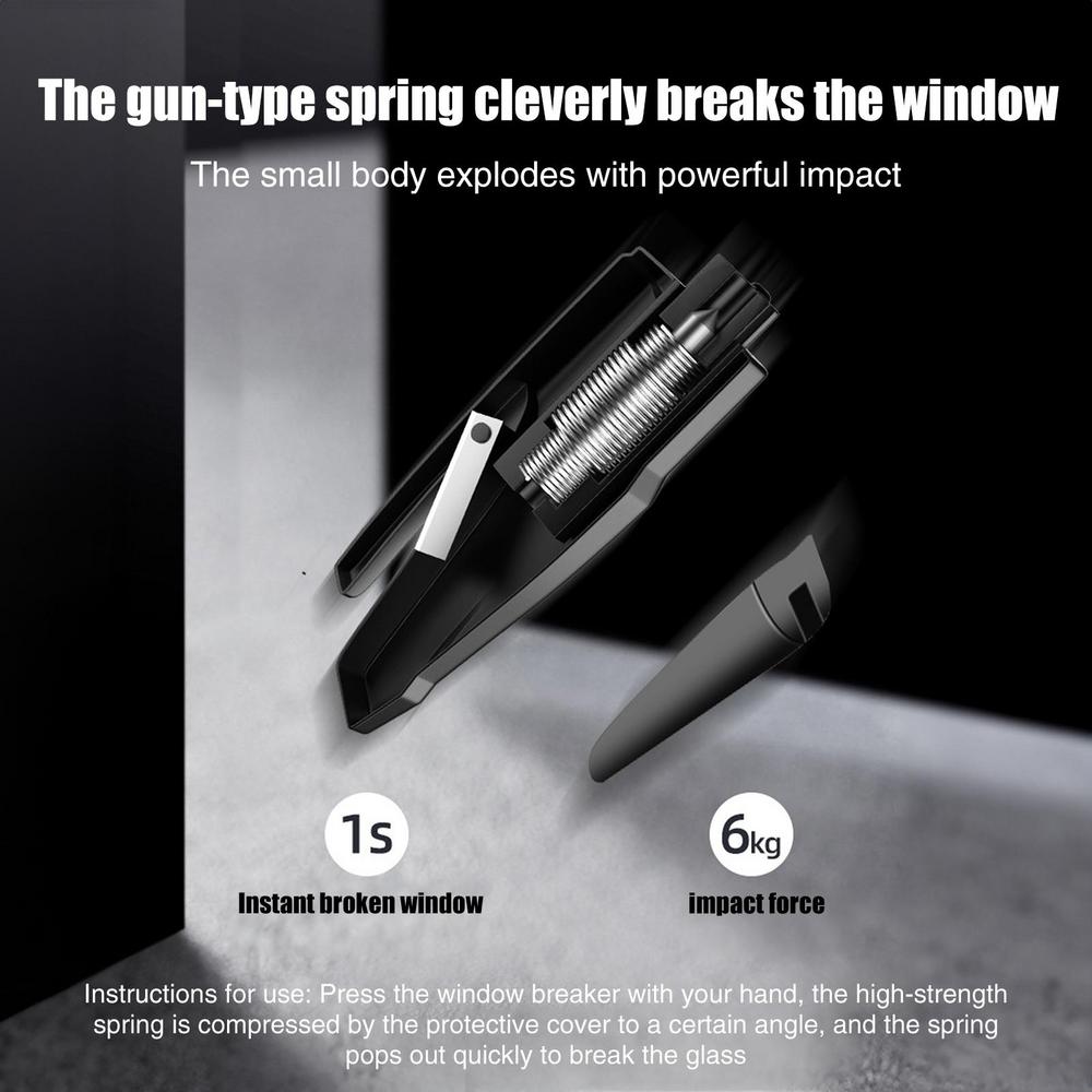 Fensterbrecher Sicherheitshammer Fahrzeug Notfall Glasbrecher Set Multifunktionales Fluchttool Für Familienrettung Überleben
