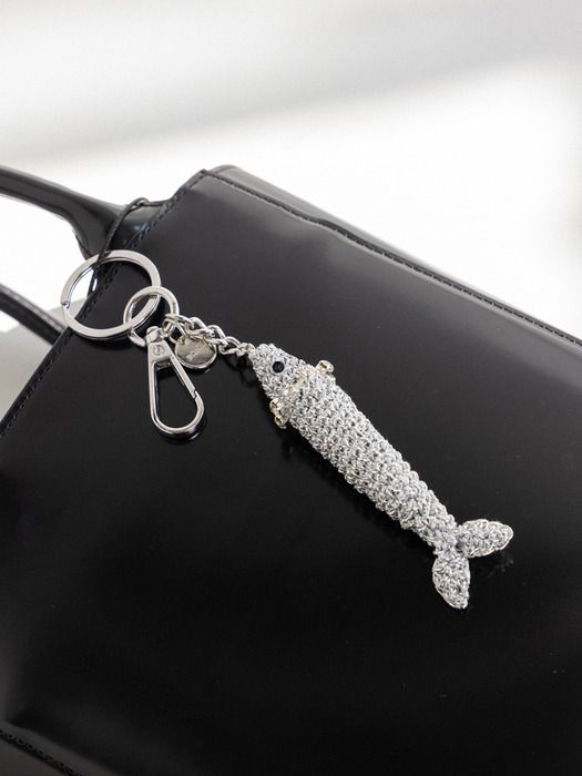 POHIES ANCHOVY KEYRING-SILVER