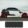 Autoaufkleber Camouflage-Kit Solide Sechseck-Waben-Grafiken Dekor Wasserdichte Auto-Karosserie Seitenwand DIY Dekorationszubehör