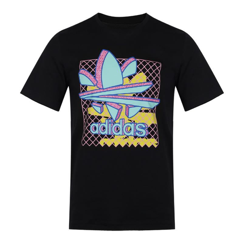 

Adidas Оригинальная футболка с принтом письма Такстера, с круглым вырезом и короткими рукавами, мужская, топы, черная DU8367 M