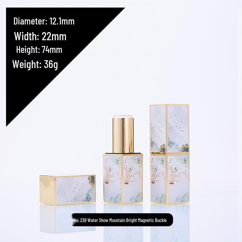 DIY Chinese Style Lipstick Tube - Flower & Bird Relief Design