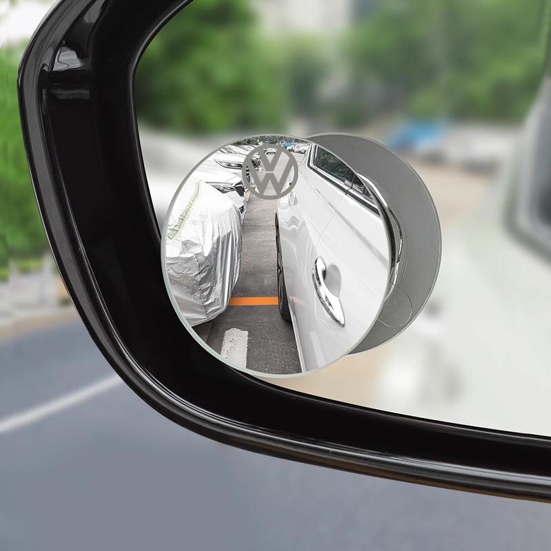 Visera de Lluvia para Espejo Retrovisor de Coche Espejo Redondo Pequeño Parasol de Lluvia para Volkswagen VW GOLF Polo Tiguan JETTA PASSAT