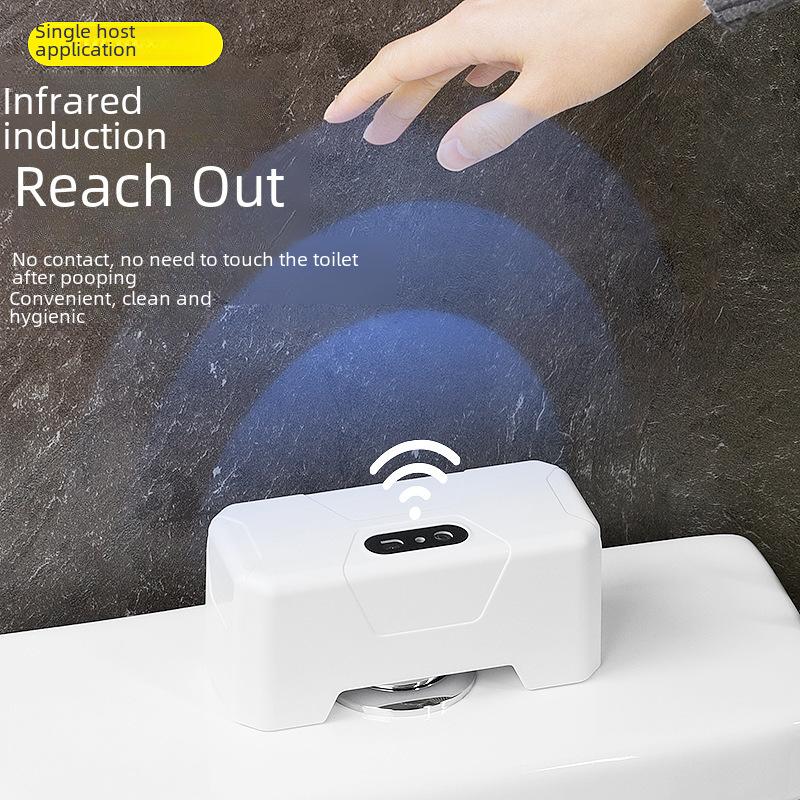 Electric Infrared Sensor Toilet Flusher - Automatic Household Accessory
