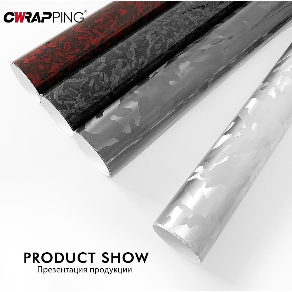 50cmx300cm Car Glossy Ghost Silver Grey Vinyl Wrap Film with Air Release for Auto Motorcycle Stickers Decals Accessories