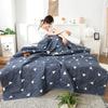 2025 Summer Thin Blanket Printing Bed Quilt Summer Cool Quilt Double Blankets Comforters Skin-friendly Cotton Thin Quilt Soft Bedding Home Textile