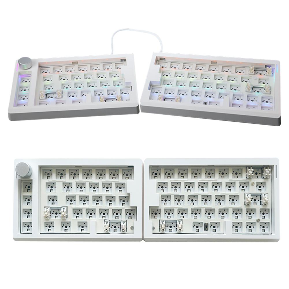 

Split Mechanical Keyboard Kit 3-Mode Wireless BT Separate Gaming Keyboard Kit RGB Gasket Customization Keyboard for Friend Gift China Mainland