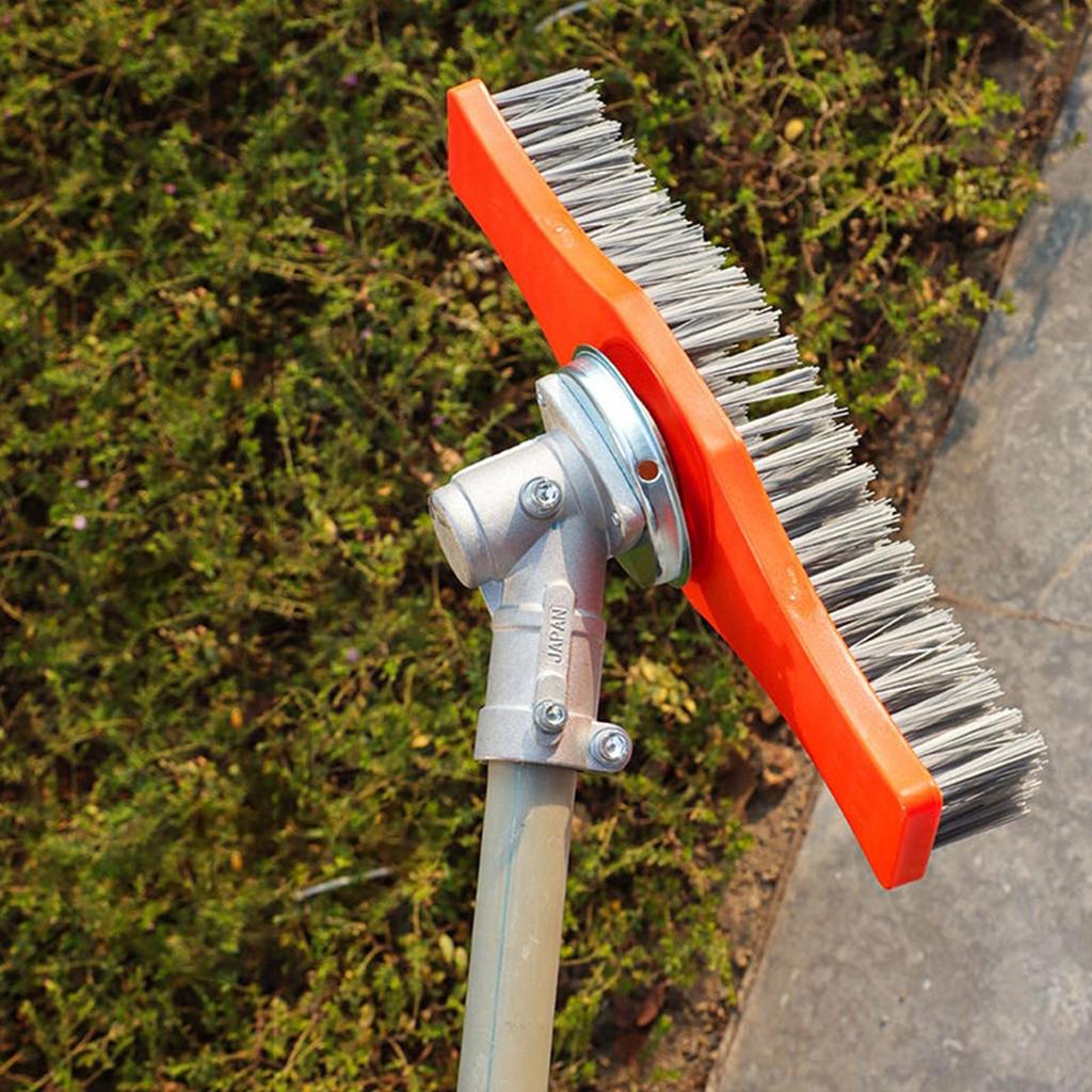 Lawn Mower Cleaning Brush Heavy Duty Scrubber Lawn Mower Scrub Brush Universal Garden Weeding Brush for Deck Garden Yard Floor