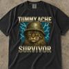Tummy Ache Survivor Shirt, Tummy Hurts T-Shirt, Tummy Troubles Survivor Shirt, Tummy Ache Survivor Raccoon Shirt, I Survived Tummy Ache