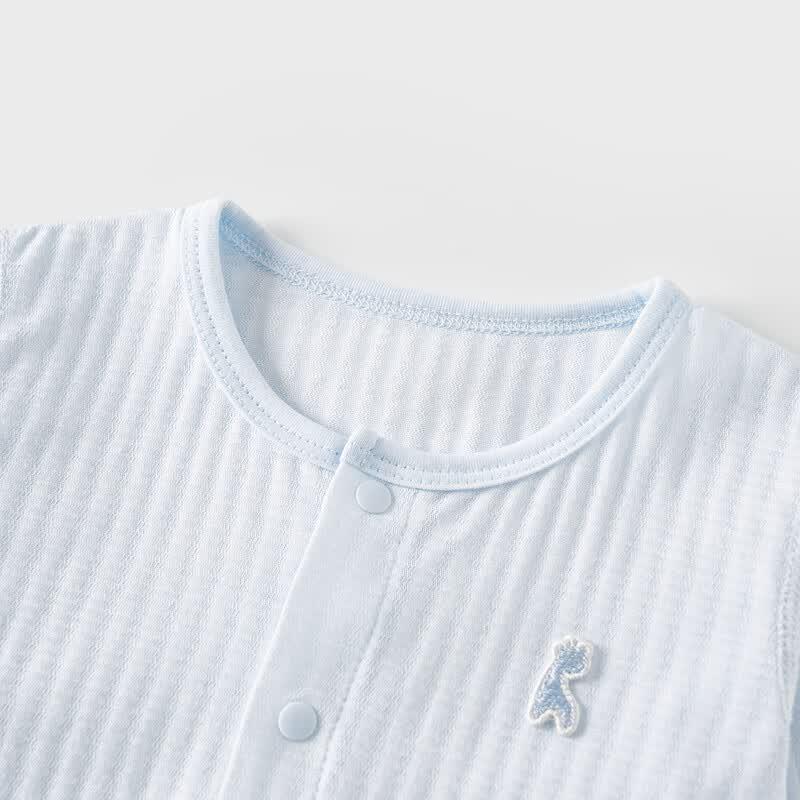 TONGTAI Baby Pure Cotton Short-Sleeve Bodysuit