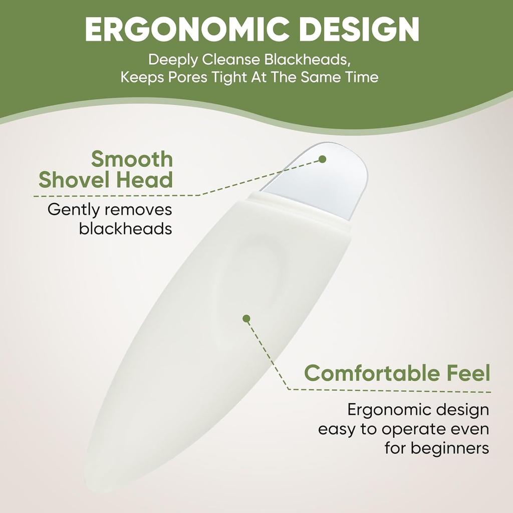 Blackhead Remover Tool, Face Spatula Skin Scrubber Facial Pore Cleaner Skin Care Tool Black Head Remover for Face Nose