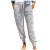 Women Casual Trousers Leopard Print Pants Bottoms Athletic Pants