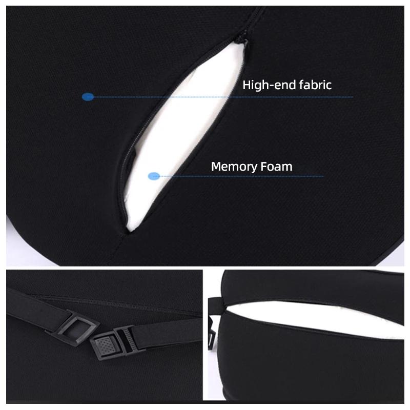 LJFJN1 Car Sticker Car Lumbar Support Headrest Waist Neck Pillow Auto Seatrest Cushion For BMW 1 3 5 Series X1 X4 X5 X7 G20 G38 F20 F39
