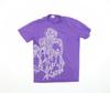 Avalaan Purple Graphic Short Sleeve Cotton T-Shirt M Women's