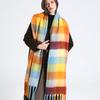 Winter Scarf Men Women Cashmere Warm Rainbow Hairy Pashmina Blanket Wraps Female Thick Soft Bufanda Tassel Shawl Poncho Echarpe
