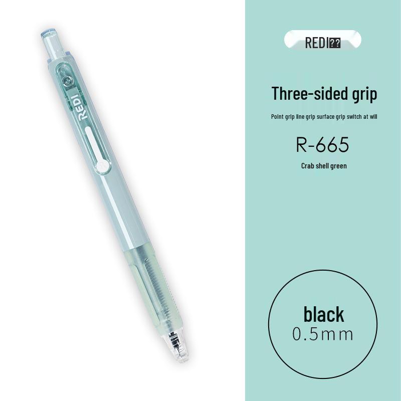 

LeWei Three-Sided Soft Grip Fast-Drying Pen with Large Capacity Replaceable Refill for Exams & Signatures 0.5mm