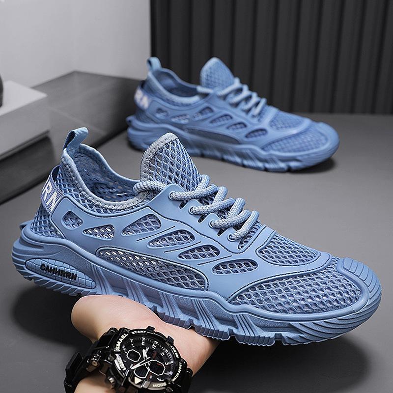 

Hollow large mesh sports shoes men s summer casual men s shoes 2025 trendy shoes student outdoor mesh shoes versatile 44