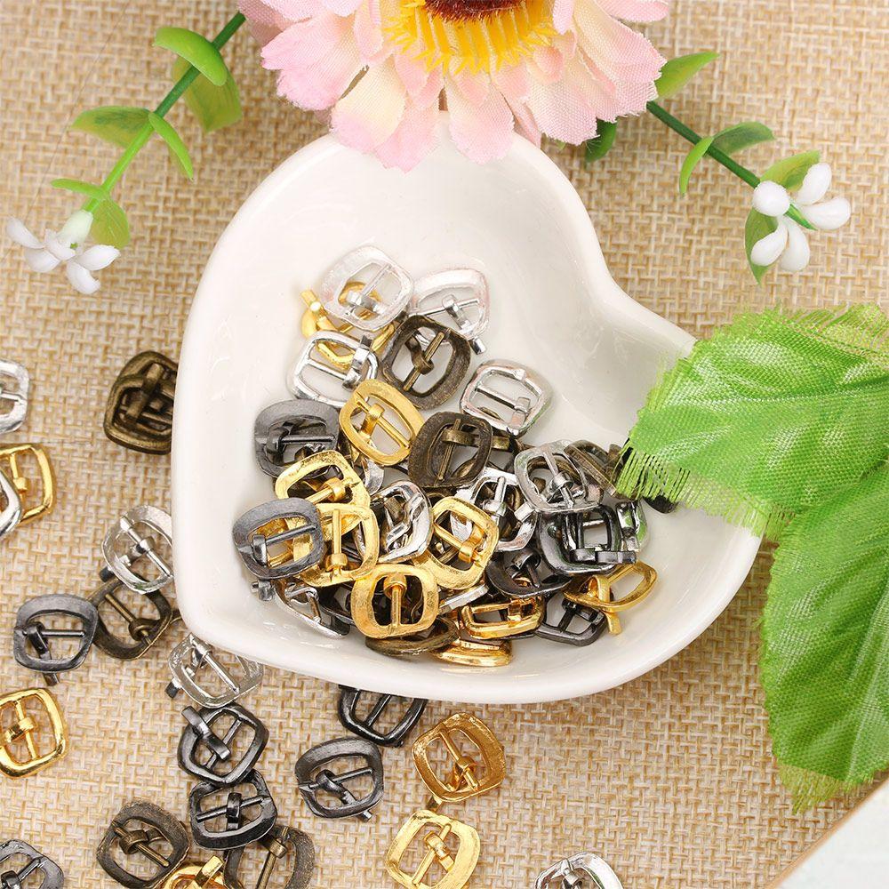20/40pcs Newest 4 Colors  Tri-glide Buckle Belt Buttons Diy Dolls Buckles  Bags Accessories