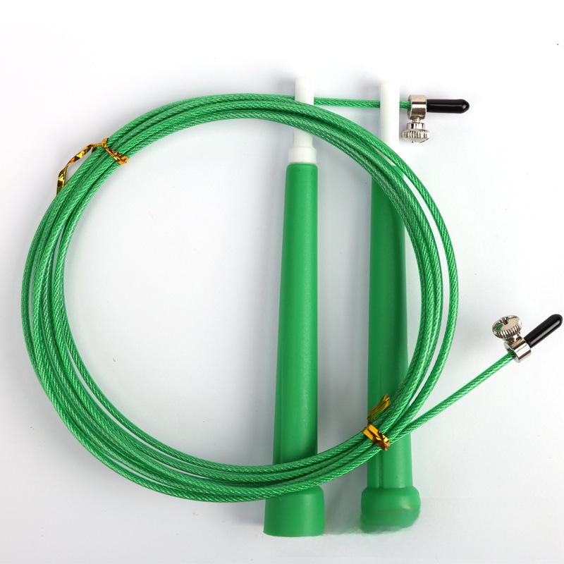 High-Speed Steel Skipping Rope for Students' Fitness and Exam Prep: Great for Indoor & Outdoor Use and Weight Training.
