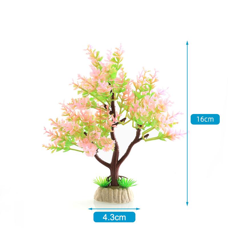 

Имитация ландшафтных украшений для аквариума, искусственные аквариумные декорации, растения, водные растения, аксессуары для украшения травы