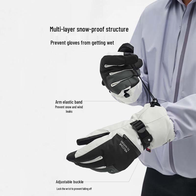Pelliot Unisex Warm Mountaineering Cotton Gloves