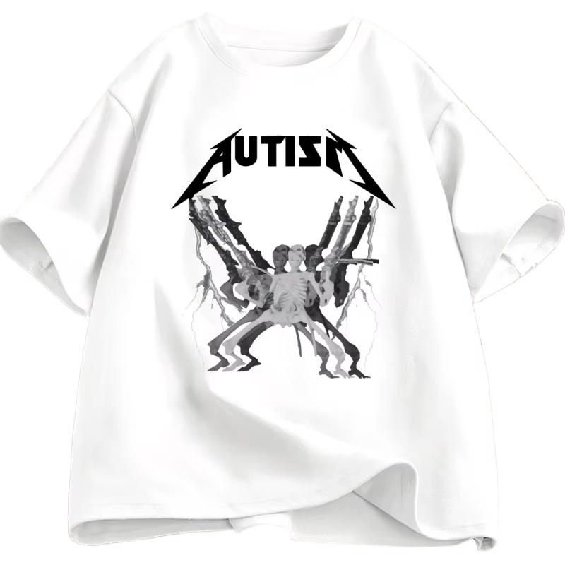 Retro Graphic Tshirts Fuuny Vintage Skull Tshirt Silly Short Sleeve Cotton Printed T Shirt Oversized Clothes M