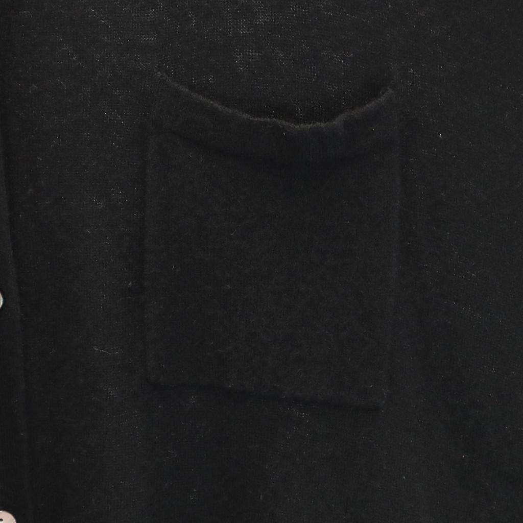 Mizuiro Ind Long Sleeve Long Knit Cardigan Black Women Used