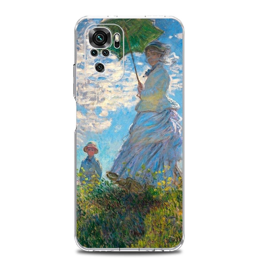 

Claude Monet Impressionism Painter Clear Phone Case For Xiaomi Redmi Note 12 5G 9S 9 8 10 11 Pro+ 9T 8T 10C 9C 9A 7 Pro Cover Redmi Note 12 4G