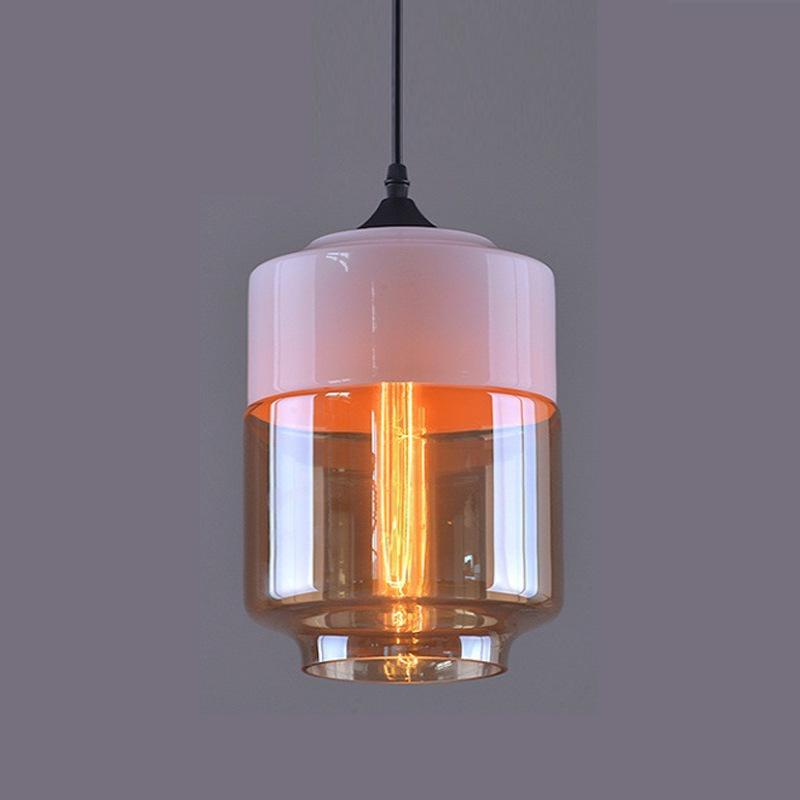 Nordic Retro Glass Pendant Light for Dining, Living Room, Bar, Cafe