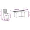 Garden Dining Set 5 pcs Brown Solid Acacia Wood