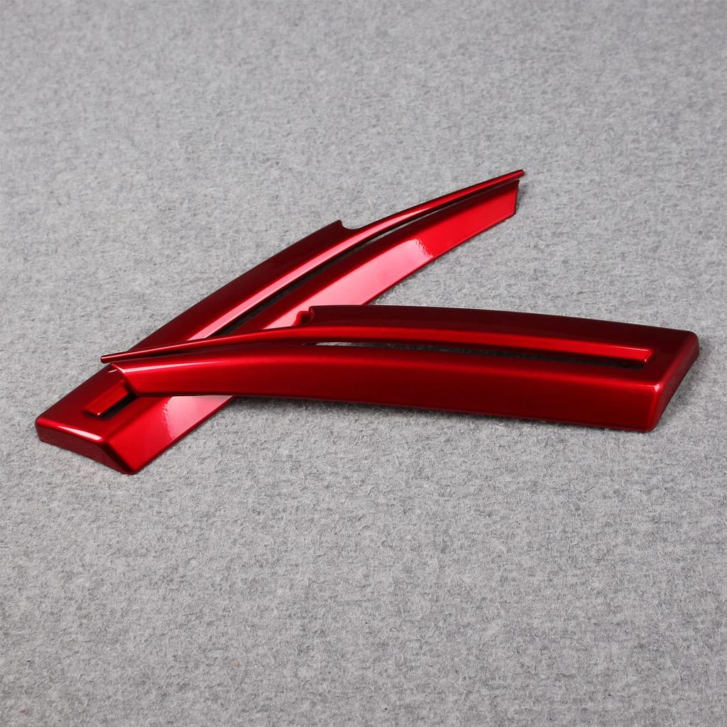 RUIQ Subaru XV Chrome Front Upper Grille Fin Garnish (2022~) (Red)