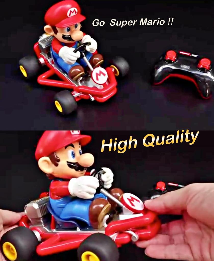Mario RC Car for Kids, Mario Kart Character Radio Control [Parallel Import]