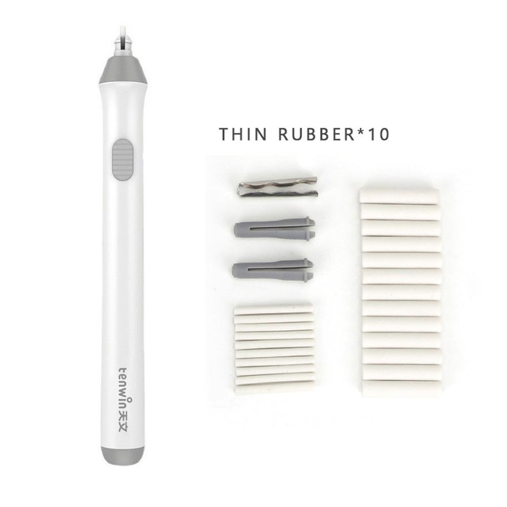 Electric Sketch Eraser With Refills Battery-Powered Highlighter Eraser for Artists Sketching Drawing Quick Erase Tool