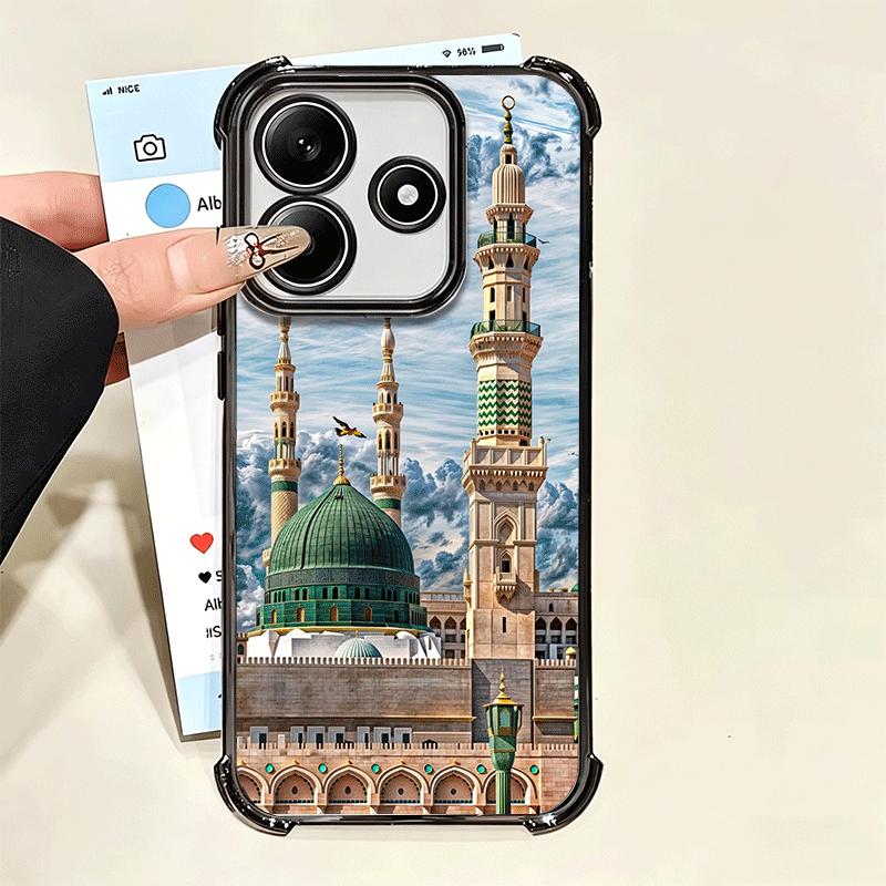 Islam Muslim Mosque Soft Phone Case For Xiaomi Poco X7 X8 Pro Max X6 X5 X3 F8 Ultra F7 M8 M7 M5S Redmi 15C 15A 15 14C 13C 12C 13