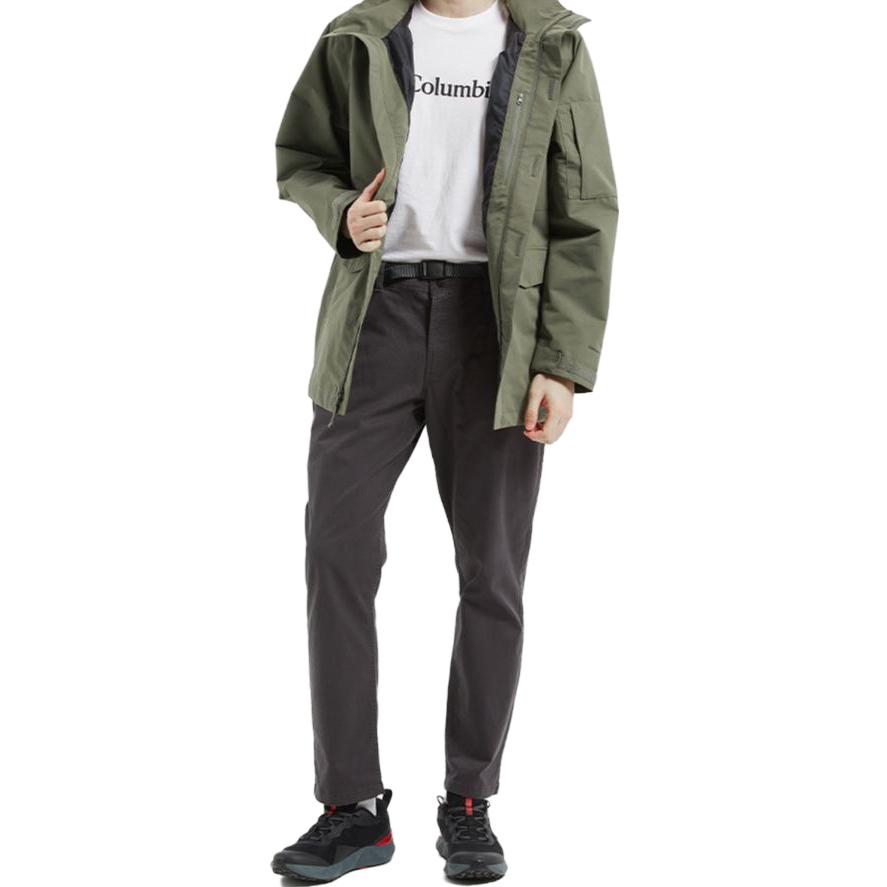 Columbia Outdoor Waterproof Hooded Jacket Men jackets Army-Green WE9012-397