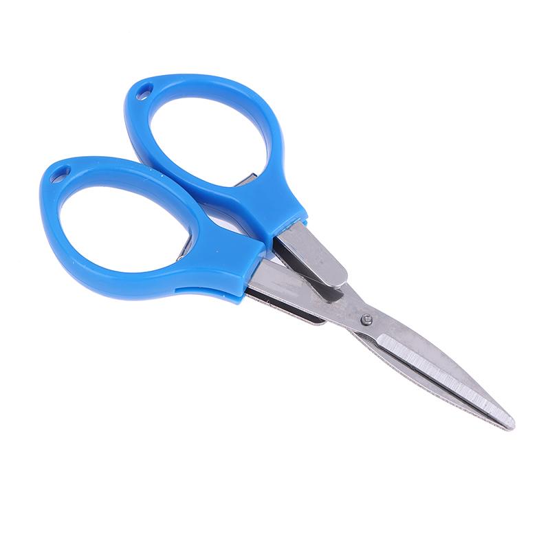 Multifunctional Needlework Scissors Portable Folding Scissors Carbon Steel Fishing Line Cutting Tools Mini Tackle Supplies