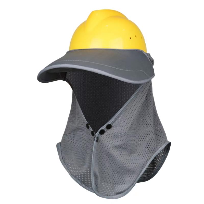 Hard Hat Sun Shield UV Protection Breathable Mesh Safety Helmet Sunshade for Industrial Outdoor Workers