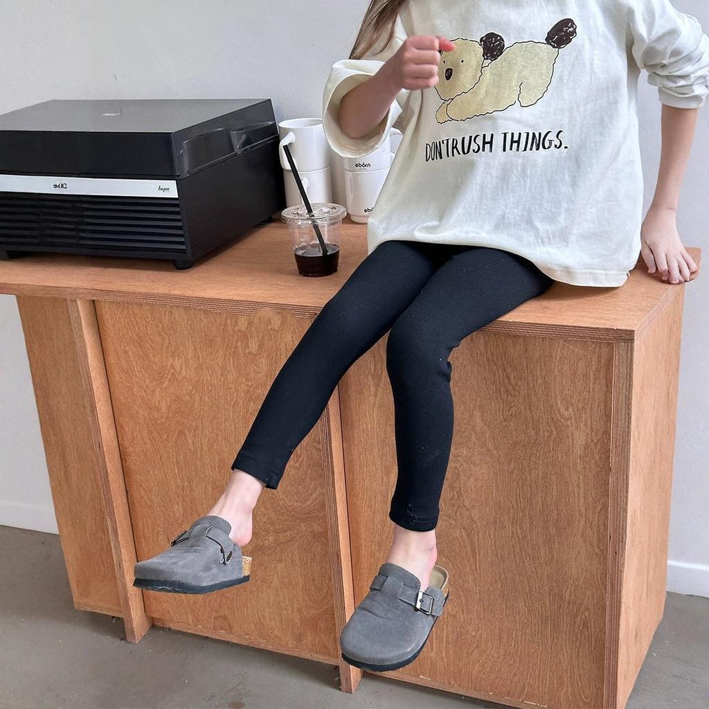 Girls' Slim-Fit Trendy Leggings - Stylish Kids' Bottom Layer