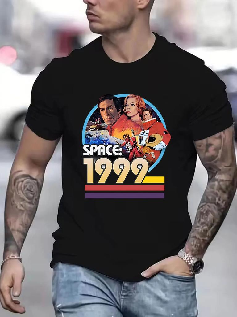 Trendiges Space 1999 Design Kurzarm Geeignet für Unisex und Unisex Unisexs T-Shirt